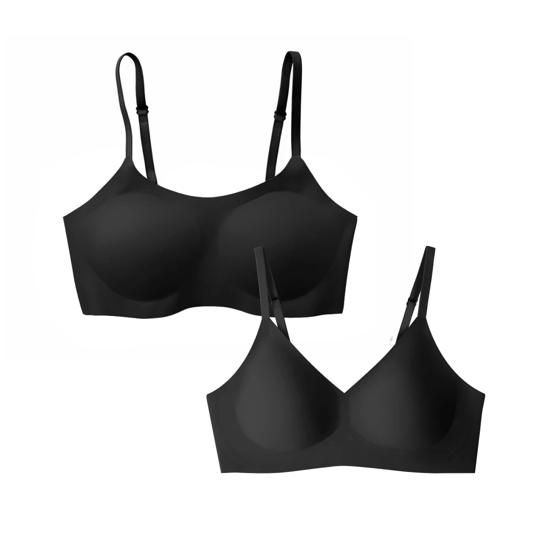 Black Relief and Support Bra Bundle