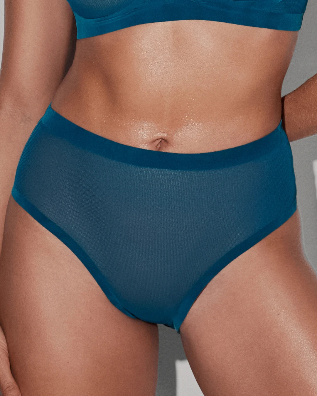 Blue Opal Sheer High Cut