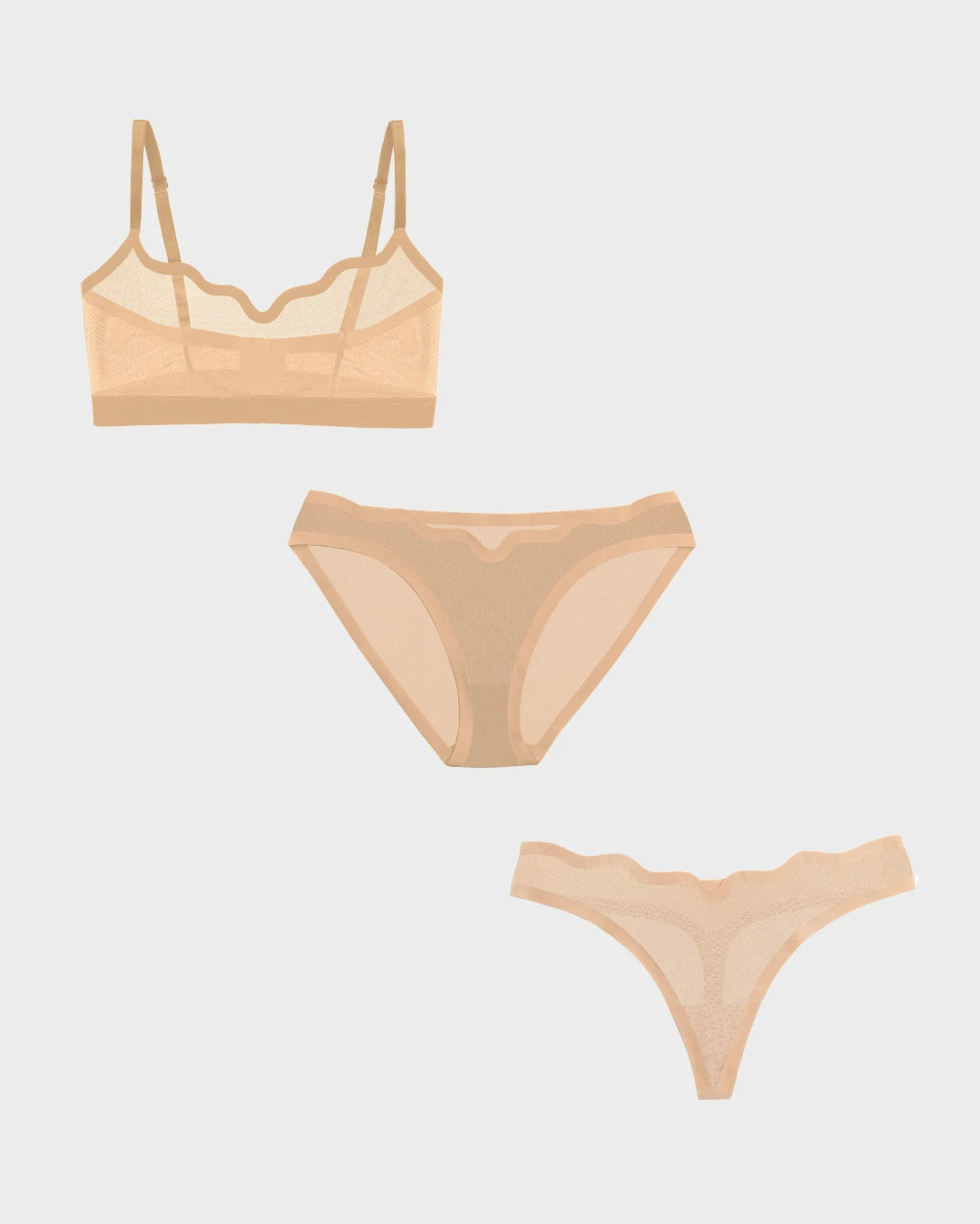 Lucy Bra Cookie Dough, Bikini, and Thong