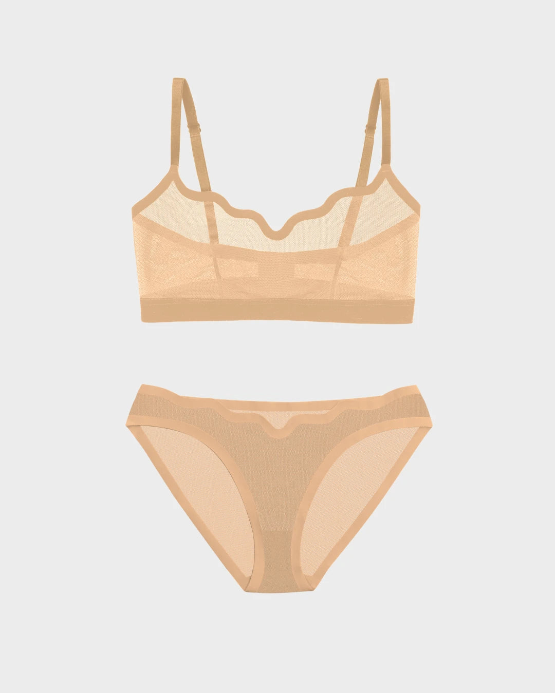 Lucy Bra Cookie Dough and Sheer Bikini Cookie Dough