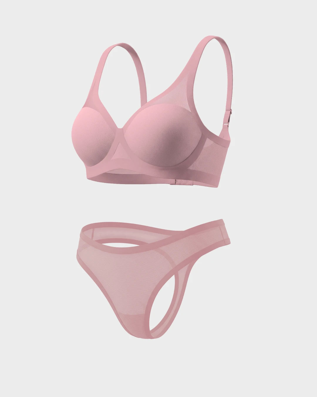 Interlude Light Lift Sheer Bra and Sheer Thong Set