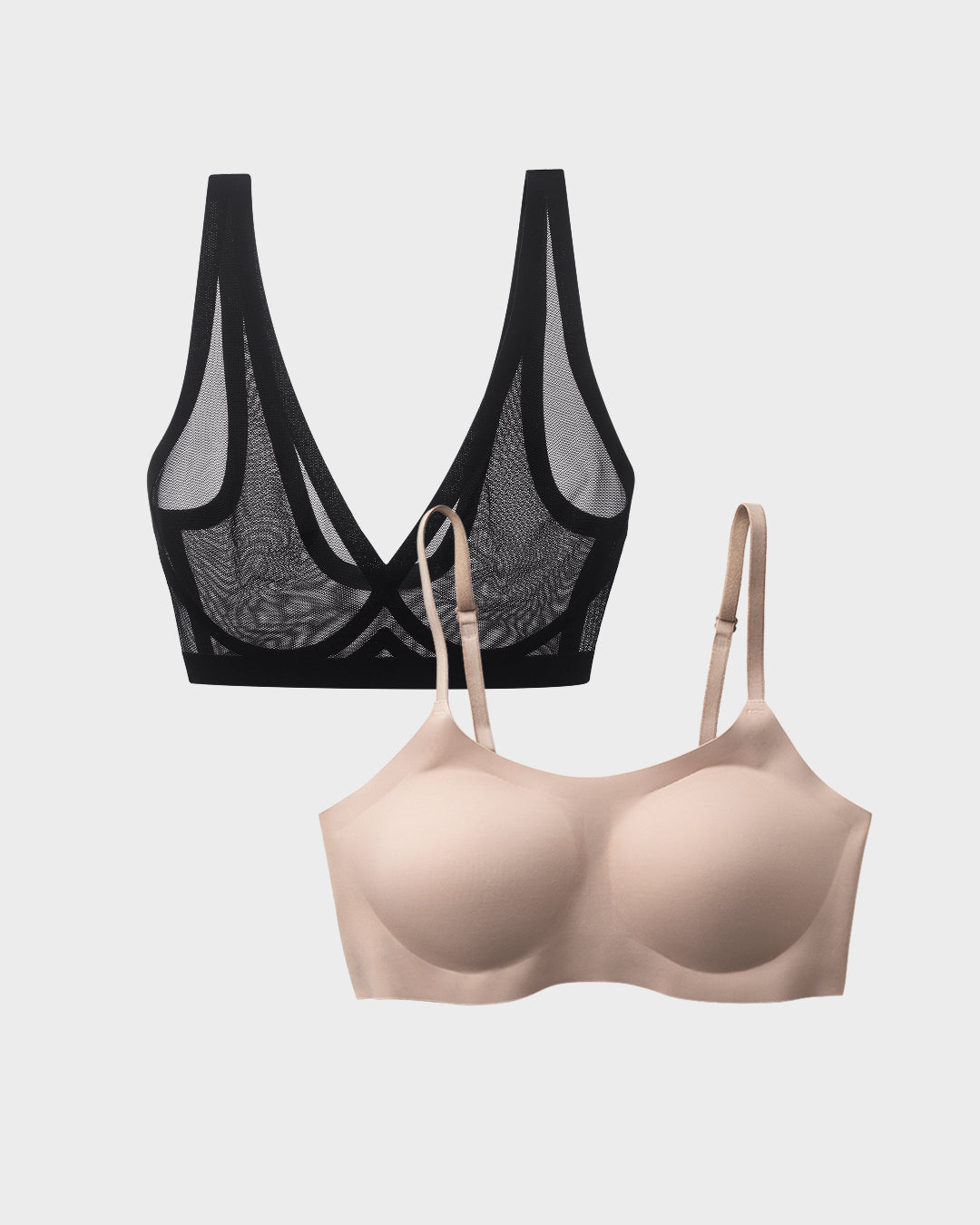 Black Sheer and Nude Support Bundle