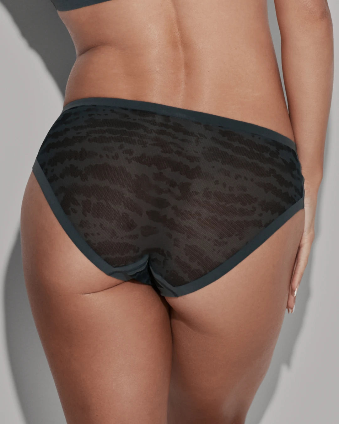 Cello Dark Sheer Bralette and Brief Set