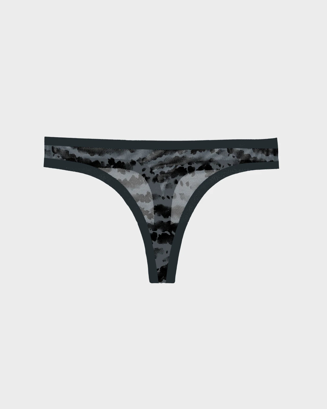 Cello Dark Sheer Thong