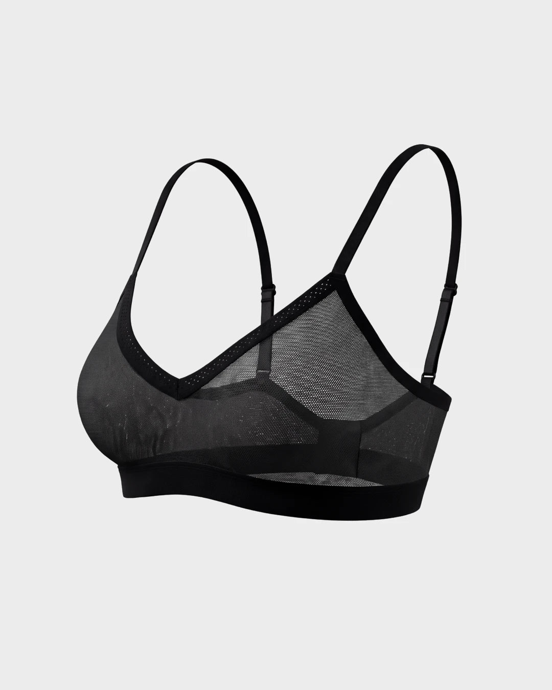 Black Triangle Sheer Bra