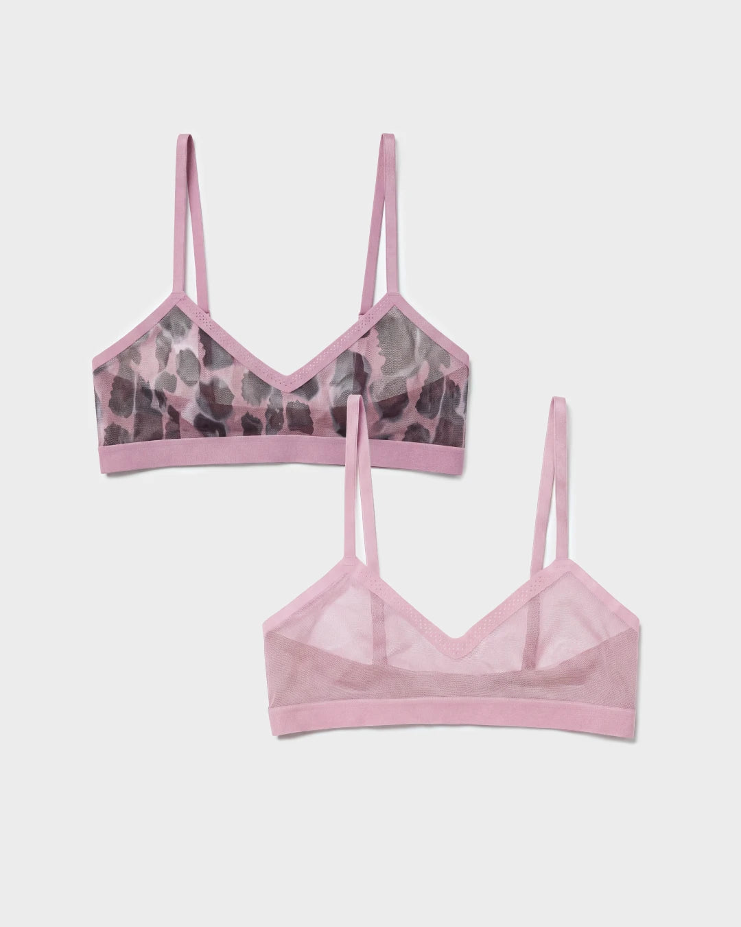 En Pointe and Interlude Triangle Sheer Bra Duo
