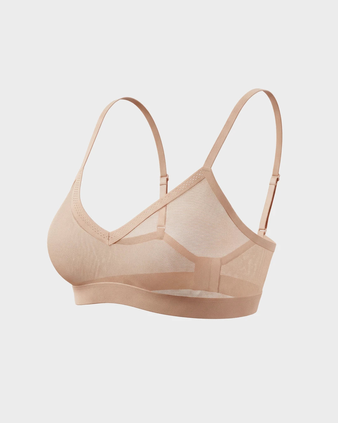 Champagne Triangle Sheer Bra